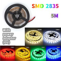 LED Strips 5M Led Strip Lights 300LED 12V SMD 2835 Flexible RGB Light Strip Single Colours High Quality Night light Room Decoration P230315