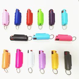 15 Colors 20Ml Keychain Self- Defense Products Wolf Self Defenses Key Chain For Female Outdoor Self-Defense Tools