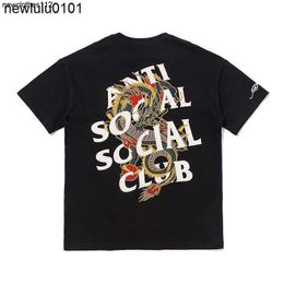 Men 23SS Assc T Shirt Diseñador de moda Brand Co Branded Snake Relief Camiseta de manga corta Camiseta para mujeres Summer