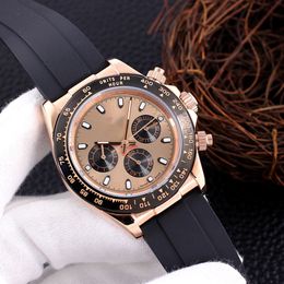 Classic Mens Watches Mechanical Movement Casual Watch Original Strap Wristwatches 40mm Classic Dial Orologi di lusso