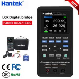 HantekC LCR HantekC Digital LCR Meter Handheld Portable Inductance Capacitance and Resistance Measuring Tester Tools