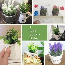 Decorative Flowers American Country Creative Simulation Potted Plants Small Ornaments Home Decorations Indoor Furnishings Bedroom Desktop