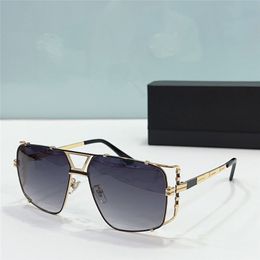 New fashion design sunglasses 9093 big frame hollow square frame punk popular protective glasses uv400 protection glasses