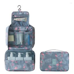 Cosmetic Bags Foldable Hanging Hook Toiletry Wash Bag Women Cases Travel Necessarie Make Up Makeup Organiser Pouch Beauty Vanity