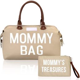 Diaper Bags Mama Tote Bag Maternity Diaper Mommy Large Capacity Bag Women Nappy Organiser Stroller Bag Baby Care Travel Backpack Mom Gifts 230316