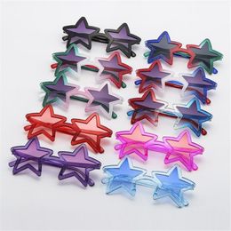 Sunglasses Vintage Shining Party Favours Summer Beach Sun Glasses For Women Star Shape Pentagram GlassesSunglasses