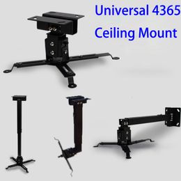 Other Projector Accessories Black Colour Ceiling Mount Adjustable 43 To 65cm Roof Bracket For DLP LCD LED Beamer Wall Hanger 230316