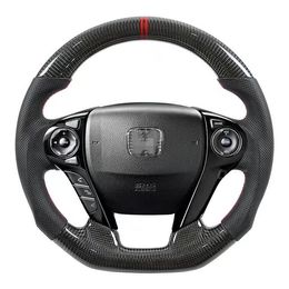 Car LED Performance Steering Wheels for Honda Accord Real Carbon Fiber Wheel