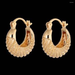 Stud Earrings Big Vintage For Women Gold Colour Geometric Statement Earring 2023 Metal Earing Hanging Fashion Jewellery Trend Wholesale