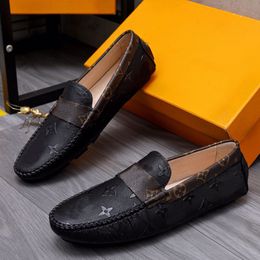 2023 Mens Dress Shoes Classic Casual Loafers Top Quality Business Office Driving Shoes Male Brand Designer Flats Size 38-44