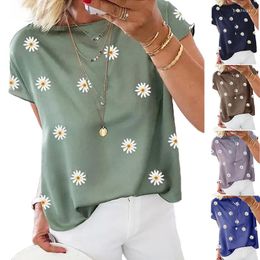 Women's T Shirts Loose T-shirts Women Jumpers Short Sleeve O-neck Tops Woman Pullovers Female Summer Flowers Sexy Fashion Cloth Undershit