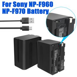 8700mAh NP-F980 NP-F970 NPF960 NPF970 F750 F770 Battery with USB Charger For Sony PLM-100 CCD-TRV35 MVC-FD91 MC1500C BR