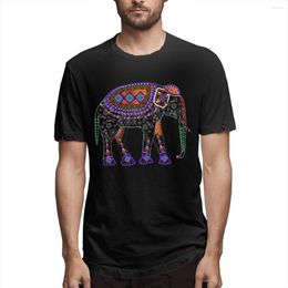 Men's T Shirts Aztec Elephant Animal Short Sleeve T-shirt Summer Tops Fashion Tees