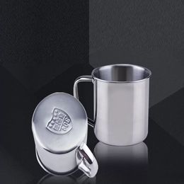 Wholesale 250Ml Stainless Steel Coffee Tea Mug Cup Camping Travel Diameter 7cm Beer Milk Espresso Insulated Shatterproof Children Milk Cup