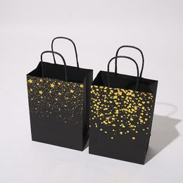 Gift Wrap Paper Bags 10PCS Festival Party Gift Bags Kraft Paper Packaging Bag Kareem Eid Strorage Box Wedding Birthday Present Wrapping Ho 230316