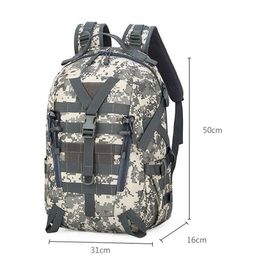 Tactical military backpack Outdoor shoulder bags Men Rucksack Travel Bag Camo Large Capacity Hiking Camping backpacks