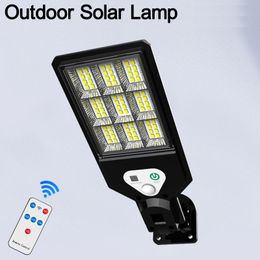 Powerful Solar Street Light Outdoor Lamp Powered Sunlight Wall Waterproof PIR Motion Sensor Light for Garden usastar