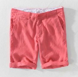 Men's Shorts Thin Summer New Fashion Men Linen Beach Shorts Male Trousers Cotton Fitness Short Jogger Casual Men Ventilation Shorts 29-38 G230316
