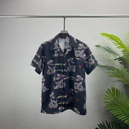 Men Designer Shirts Summer Shoort Sleeve Casual Shirts Fashion Loose Polos Beach Style Breathable Tshirts Tees Clothing #0101