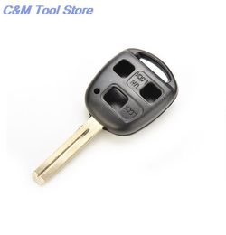 For Lexus Car IS200 GS300 RX300 CA11 3 Replace Remote Key Fob Holder Cover Shell Case 1PCS