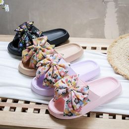 Slippers Women Home 2023 Summer Shoes Bathroom Anti-Slip Slides Diy Floral Ladies Cloud Female Beach Sandals
