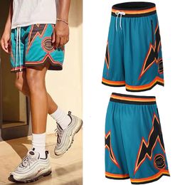 Men's Shorts Summer Grizzlies Sports and Leisure Basketball Loose Board Fivepoint Pants American Streetwear Men230316