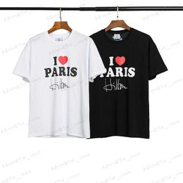 Men's T-Shirts Vite Cute VTM Letter Short Sleeve Hip-hop Loose T Shirt for men Couple Tee T230317