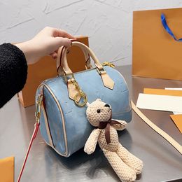 Two-tone Totes Designer Bag Women Fashion Shoulder Bag Luxury Shopping Handbags Classic Female Tote Sac Pu Boston Letter Handbags