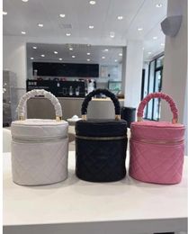 Makeup Bag Designer Bags Bucketbag Clutch Purses Handbags for Women Cosmeticbag Jewelrybags Travel Jewellery Organiser Solid Color14X12X15cm