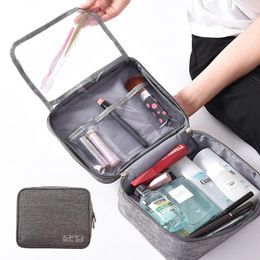 Storage Bags Makeup Waterproof Fabric Cosmetics Bag Multifunction Travel Sundries Pouch Portable Organizador