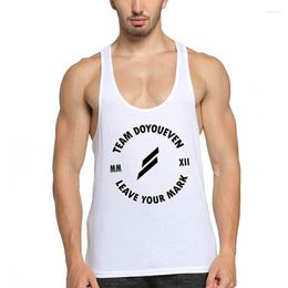 Men's Tank Tops 2023 Style Pro Men Gyms Muscle Bodybuilding Men's Vest Fitness Workout Sleeveless Shirt