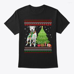 Men's T Shirts Men Shirt Dogo Argentino Perfect Christmas(1) Women T-Shirt