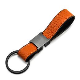 Designer Keychain Brand Classic Letter Key Chain Mens Car Keyring Womens Buckle Keychains Handmade Leather Men Women Bags Pendant 192Z