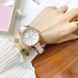 Full Brand Wrist Watches Women Ladies Girl Style With Luxury Steel Metal Band Kor Quartz Clock M 146