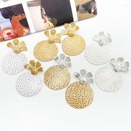 Dangle Earrings European And American Domestic Brands Alloy Strawberry Shape Texture Personalized Hip Hop
