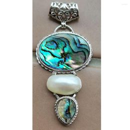 Pendant Necklaces Beautiful Jewelry Zealand Abalone Shell Art Egg Bead PD1016