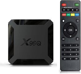 android tv box X96Q boitier tv Box boitier iptv Android 10.0 H313 2GB 16GB Smart TV Box Quad Core 2.4G Wifi 4K Set Top Box