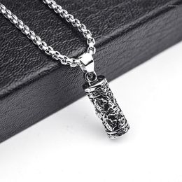 Chains Stainless Steel Chain Hip Hop Mantra Pendant Amulet Search For Necklaces Women Goth In Man Necklace