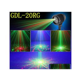 2016 Led Effects 20 Pattern Christmas Laser Light Lamp Waterproof Garden Stage Lighting For Outdoor Landscape Projector Drop Delivery Ligh Dhikg