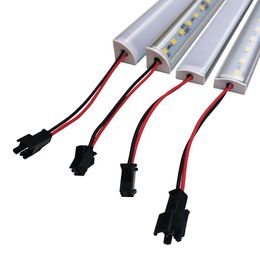 Strips LED 2-20pcs/Lot Bar Light JST SM 2 Pins Connectable 5730 SMD 36LEDs DC 12V 50cm Cabinet Profile Aluminium Hard StripLED