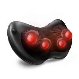 Shiatsu Heated Chair Back Massager of Neck and Waist with Soothing Heat, Deep Tissue 3D Kneading Papillon Back Massager for Car
