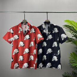 Men Designer Shirts Summer Shoort Sleeve Casual Shirts Fashion Loose Polos Beach Style Breathable Tshirts Tees Clothing #072