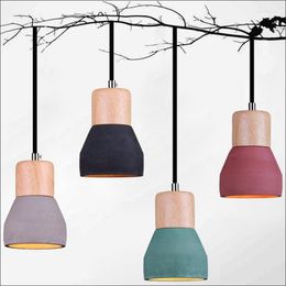 Pendant Lamps Loft Industrial Cement Vintage Lights Edison Light Hanging Lamp E27