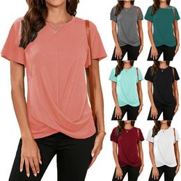 Women's T Shirts Roupas Femininas Shirt Clothes For Women Camisetas Tops Vetement Femme Ropa De Mujer Haut Cropped Feminino Pink 2023