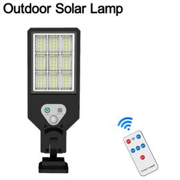 Powerful Solar Street Light Outdoor Lamp Powered Sunlight Wall Waterproof PIR Motion Sensor Light for Garden usalight