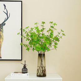 Decorative Flowers Nordic Green Plant Artificial Bell Tree Placed Horse Drunk Wood Branches Living Room Desktop