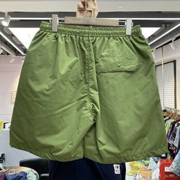 Men's Shorts Green Fashion Shorts Men Women Badge Nylon Double Layer Lnner Mesh Shorts Casual Elastic Sports Shorts Basketball Pants G230316