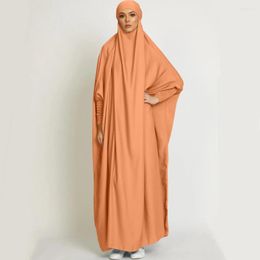 Ethnic Clothing Muslim Full Lenth JILBA One Piece Eid Ramadan Caftan Marocain Dubai Abaya Khimar Niqab Abayas For Women Kaftan Robe