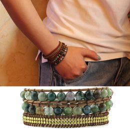 Strand Women Bohemian Bracelets Vintage Multi-layer Strands Woven Stylish Creative Handmade Wrap Suitable For Men Beaded