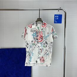 Men camisas de grife de designer de verão camisetas casuais de manga de moda solta estilo praia tshirts respirável camisetas roupas #096